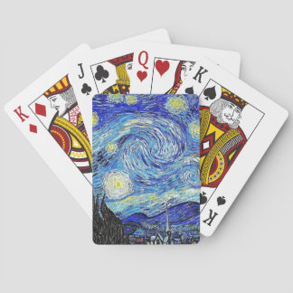 Vintage Sky Night Starry Night Playing Cards