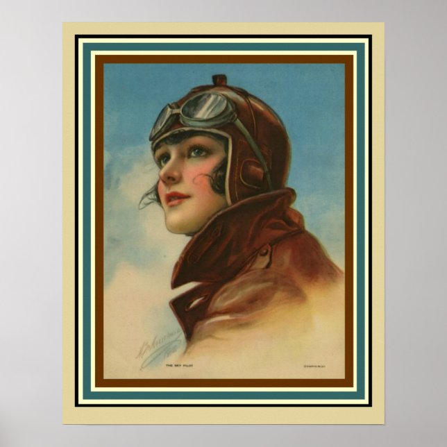 Vintage "Sky Pilot" Poster (Front)