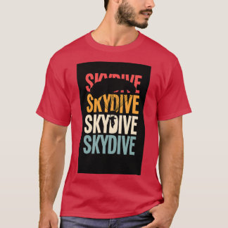 Vintage Skydiver Skydiving Basejumper Paragliding T-Shirt