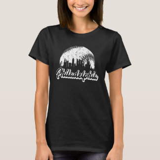 Vintage Skyline Retro Philadelphia Philly Baseball T-Shirt
