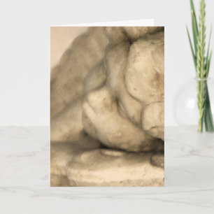 Vintage Sleeping Angel All Occasion Greeting Card