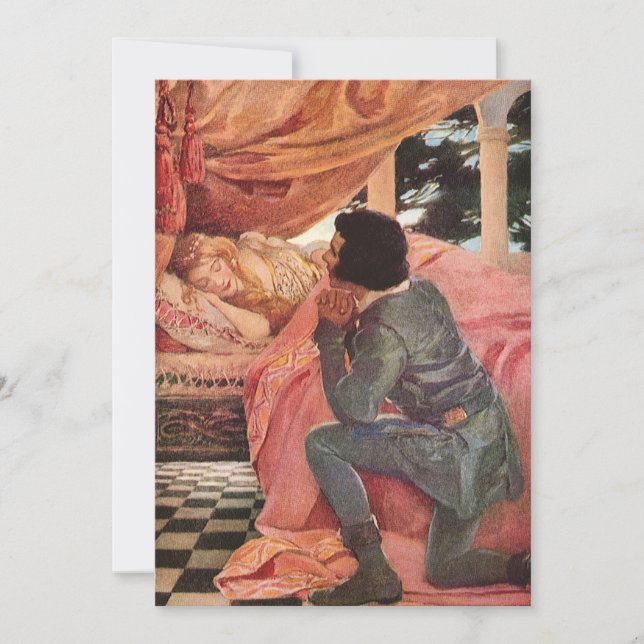 Vintage Sleeping Beauty by Jessie Willcox Smith (Front)