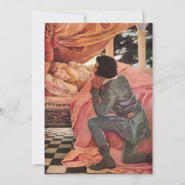 Vintage Sleeping Beauty by Jessie Willcox Smith (Front)