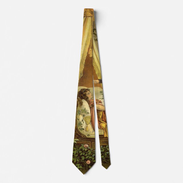 Vintage Sleeping Beauty, Victorian Fairy Tales Tie (Front)