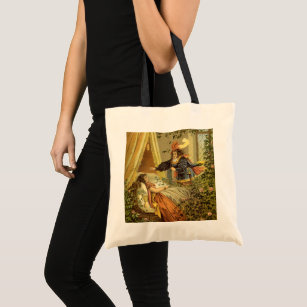 Vintage Sleeping Beauty, Victorian Fairy Tales Tote Bag