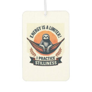 Vintage Sloth Coffee Shirt Cozy Morning Graphic 2 Car Air Freshener