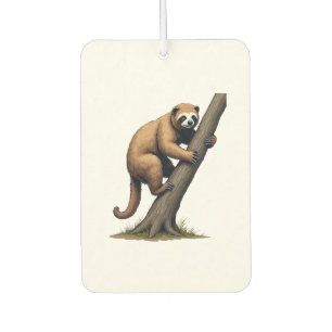 Vintage Sloth Drawing Wildlife Graphic (2) Car Air Freshener