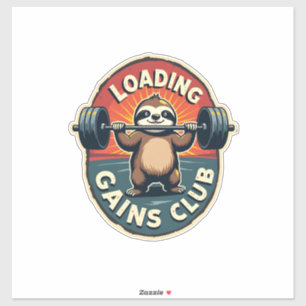 Vintage Sloth Gym Humor Installing Muscles Shirt 2