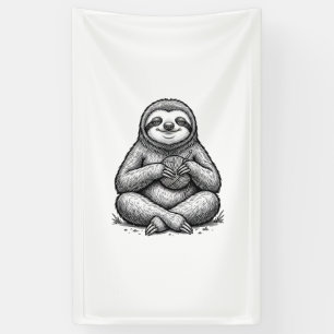 Vintage Sloth Knitting Engraving Shirt Design_1 Banner