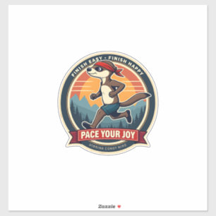 Vintage Sloth Runner Funny Race Day Graphic 2