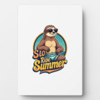Vintage Sloth Summer Retro Beach Vibes Design 2