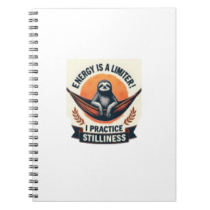 Vintage Sloth Sunset Retro Forest Animal Art 2 Notebook