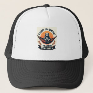 Vintage Sloth Sunset Retro Forest Animal Art 2 Trucker Hat