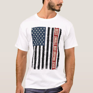 Vintage Small Bus Driver Flag Shirt Design_1