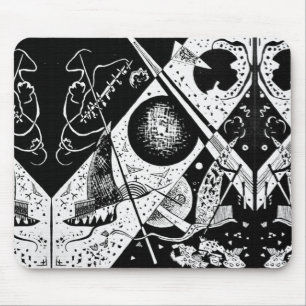 Vintage "Small Worlds VI" - Kandinsky Art Mouse Mat