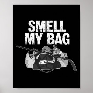 Vintage Smell My G Retro Smelly Hockey Player's Ho Poster