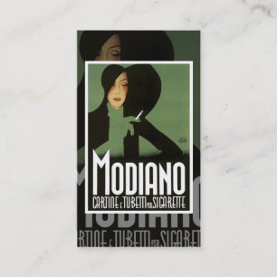 Vintage Smoking Business Card