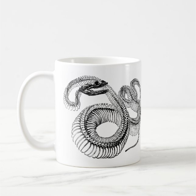 Vintage Snake Skeleton 11oz Mug (Left)