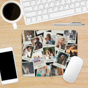 Vintage Snapshots Photo Mouse Mat