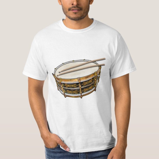 Vintage Snare Drum T-Shirt (Front)