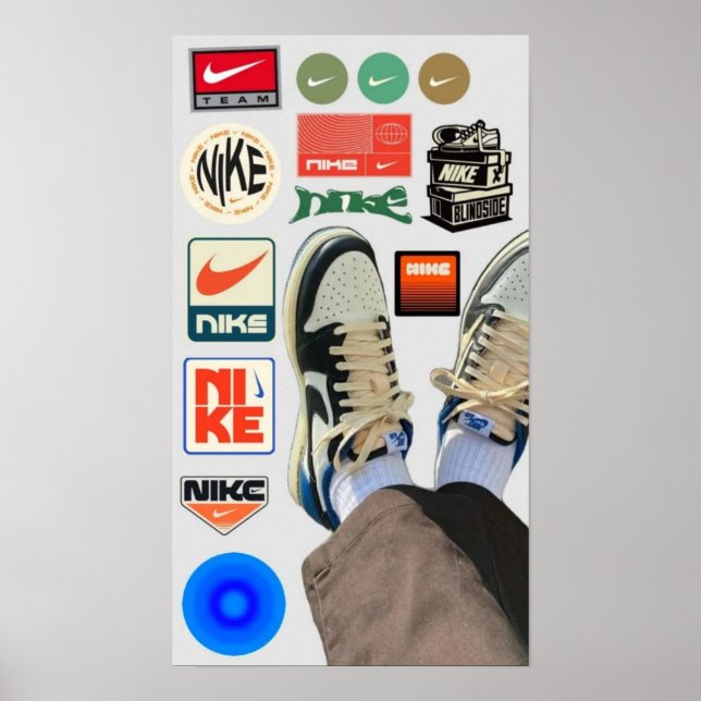 Vintage Sneaker Poster Digital Download (Front)