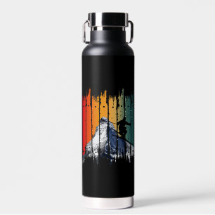 VINTAGE SNOW MOUNTAIN SKIING SKI GIFT WATER BOTTLE