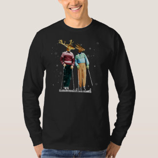 Vintage Snow Ski Deer Dictionary Page T Shirt