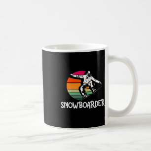 Vintage Snowboarder Retro Snowboard Winter Extreme Coffee Mug