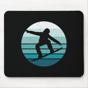 Vintage Snowboarding  Mouse Mat