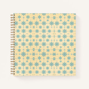 Vintage Snowflake Christmas Notebook