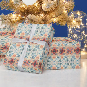 Vintage Snowflakes Pattern - Wrapping Paper