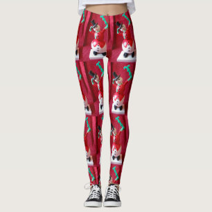 Vintage Snowman Leggings