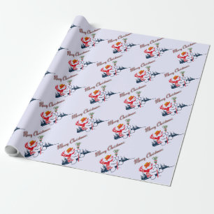 Vintage Snowman Wrapping Paper
