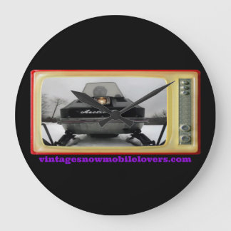 Vintage Snowmobile Lovers 1972 Arctic Cat Clock