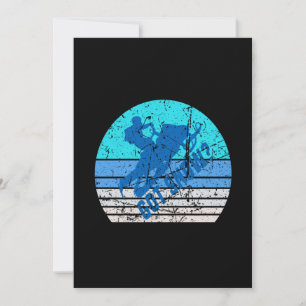 Vintage Snowmobiling Invitation