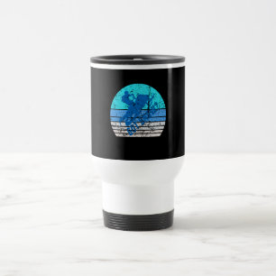 Vintage Snowmobiling Travel Mug
