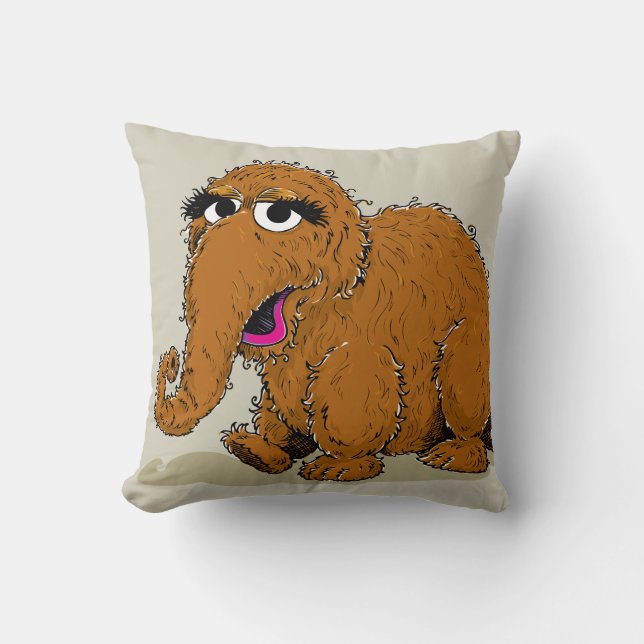 Vintage Snuffleupagus Cushion (Front)