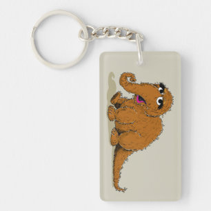 Vintage Snuffleupagus Key Ring