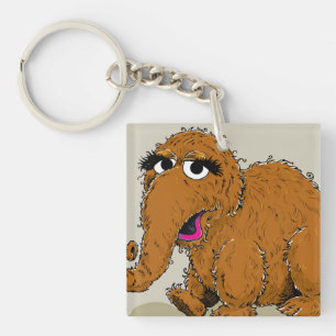 Vintage Snuffleupagus Key Ring