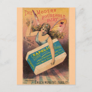 Vintage Soap Ad Fairy Postcard