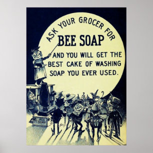 Vintage Soap Advertising Poster