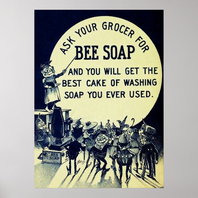 Vintage Soap Advertising Poster (Front)