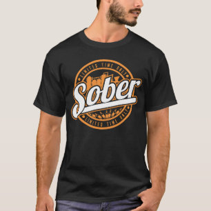 Vintage Sober Time Only Drinking T-Shirt