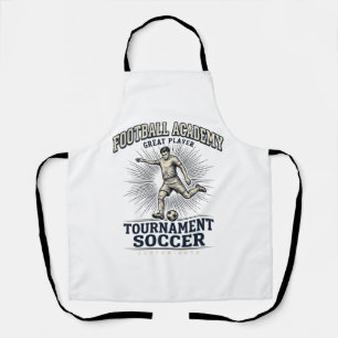 Vintage Soccer Academy Tournament Player Shirt (2) Apron