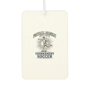 Vintage Soccer Academy Tournament Player Shirt (2) Car Air Freshener