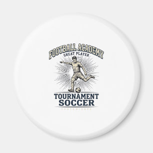 Vintage Soccer Academy Tournament Player Shirt (2) Magnet