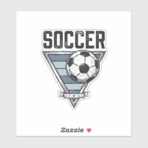 Vintage Soccer Ball Triangle Badge Shirt Design (2