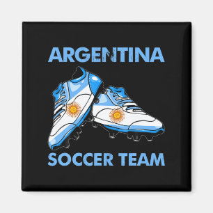 Vintage Soccer Boots Argentina Flag Argentina Socc Magnet