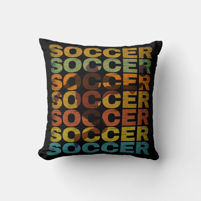 VINTAGE SOCCER CUSHION (Front)