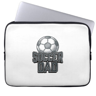Vintage Soccer Dad Bold Engraving Shirt Design_1 Laptop Sleeve